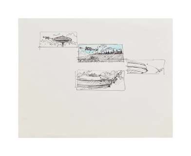 Star Wars: the Empire Strikes Back | Original Ralph McQuarrie Concept Art for Cloud City | Julien’s