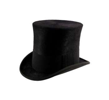 Wolfman (2010) Talbot/Wolfman (Benicio Del Toro) Hero Beaver Top Hat Costume | Premiere Props