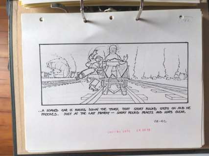 Original Indiana Jones Temple of Doom Storyboard Prop with COA | Mynt Auctions