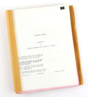 James Bond View To A Kill - An original Screenplay script dated 20 June 1984, Screenplay by Richard… | Ewbank’s