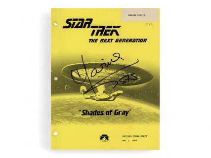 (3) Marina Sirtis Signed Star Trek: TNG Scripts | Weiss Auctions