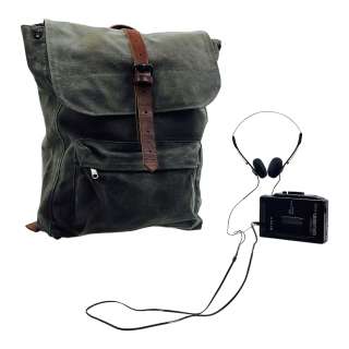 Lot #55 – Shining Girls Kirby Elisabeth Moss Screen Used Backpack, Walkman & Headphones Ep 101