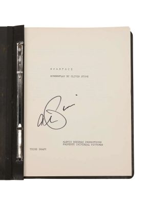 Al Pacino - Lot #162 - Signed “Scarface” Screenplay