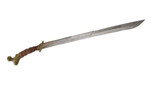 Lot 239 - Blade: Trinity | Dominic Purcell "Dracula / Drake" Stunt Sword Prop - with Photo