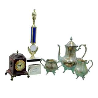 Landscape with Invisible Hand Chloe Marsh’s Kylie Rogers Anniversary Box, Clock, Tea Set & Trophy | VIP Fan Auctions