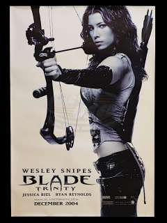 Lot 54 - Blade Trinity - Original Advance Bus Shelter Poster