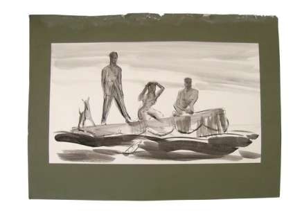 Abandon Ship (1957) Ray Harryhausen Artwork Movie Props | Premiere Props