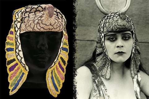 Theda Bara vulture headpiece, Cleopatra. | Profiles in History