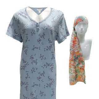 Lot ? - American Fiction Agnes’s Leslie Uggams Nightgown & Headscarf | VIP Fan Auctions