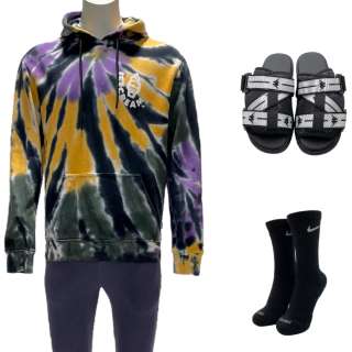 The Underdoggs Dwayne Caleb Dixon Screen Worn Hoodie, Joggers, Sandals & Socks Ch 8 Sc 80 | VIP Fan Auctions