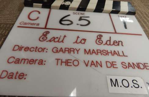Exit to Eden Original Set Used Clapboard | Piece of the Past