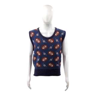 Lot #172: Saltburn Farleigh Start (Archie Madekwe) Screen Worn Knitwear Vest Ch 16 Sc 77pt