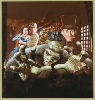 Bill Wiggins (American, 1917 - 2012). Frankenstein. The Monster From Hell, c1974. Mixed media… | Ewbank’s