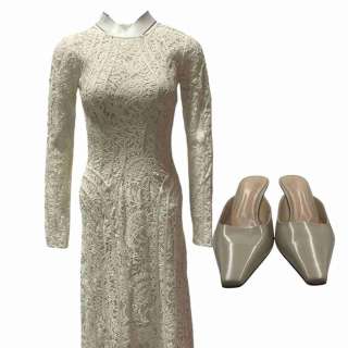 Lot #114: Babygirl Romy (Nicole Kidman) Screen Worn Dress, Slip & Heels Ch 32 Sc 101-104