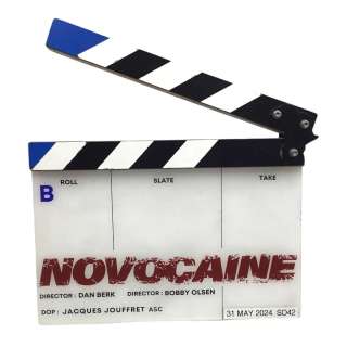 Novocaine Production Used (B) Clapper Board | VIP Fan Auctions