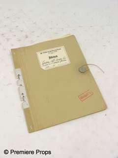 Inglourious Basterds Col. Hans Landa (Christoph Waltz) Family Folder Movie Props | Premiere Props