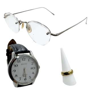 Lot #278: The Handmaid’s Tale Joseph Lawrence Screen Used Glasses, Watch & Ring Ep 310