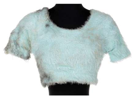 Dirk Gently‘s Holistic Detective Agency - Lot 55 - Fiona Dourif ‘Bartine ‘Bart‘ Curlish‘ distressed fuzzy sweater and alternates from Dirk Gently‘s...