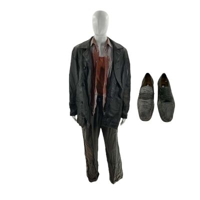 All the Devils Are Here Grady (Sam Claflin) Screen Worn Belt, Loafers, Jacket, Trousers, Vest & Dress Shirt Ch 10b Sc 93-131 | VIP Fan Auctions