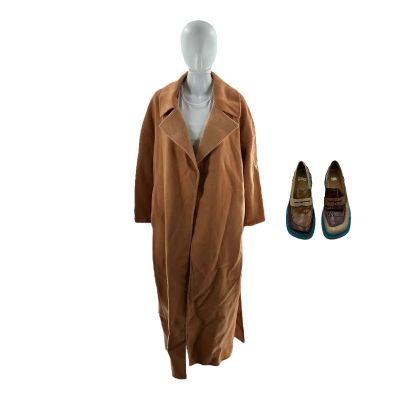 Lot 17: All of You Laura (Imogen Poots) Screen Worn Loafers, Coat & T-Shirt Ch 9 Sc 31b-33 | VIP Fan Auctions