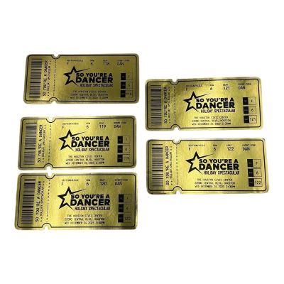 Oh What Fun So You Think You Can Dance Production Used (Seat 118-122) Golden Ticket Set | VIP Fan Auctions