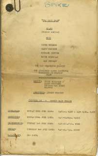 Spike Milligan’s script for ’The Goon Show’, dated 29th June 1952 | Bonhams