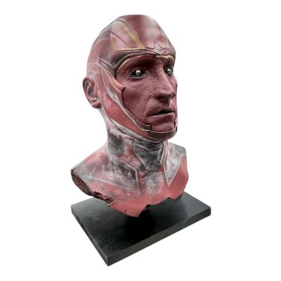 Lot #105: Supergirl (2015-2021) Red Tornado (Iddo Goldberg) Production Used Costume Paint Test Display