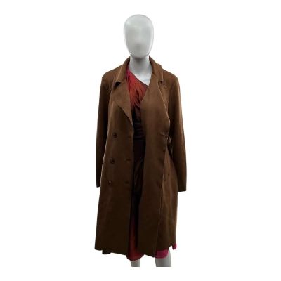 Crime 101 Sharon Screen Worn Driving Double Coat & Dress Ch 9 Sc 117-118 | VIP Fan Auctions