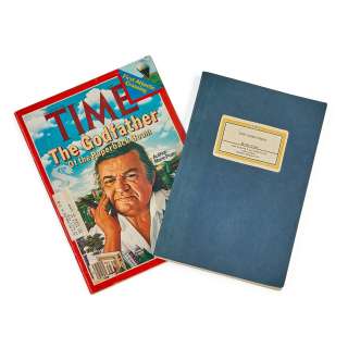 Mario Puzo’s Personally Owned Draft of The Godfather Book - Studio Auctions COA | Goldin
