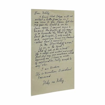 Lot 71: Wuthering Heights Nelly (Hong Chau) Production Used Isabella’s Letter To Nelly Sc 147-151 | VIP Fan Auctions