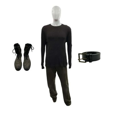Tom Clancy’s Jack Ryan Ghost War Jack Ryan Screen Worn Stunt Double Shirt, Trousers, Belt & Boots Ch 5 Sc 256-Jpt-278o Stage 1 | VIP Fan Auctions