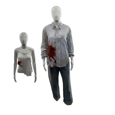 Tom Clancy’s Jack Ryan Ghost War Emma Screen Worn Button-Up Shirt, Tank Top & Jeans Ch 4 Sc 280-280pt Stage 5 | VIP Fan Auctions