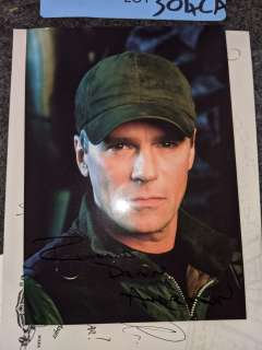 Stargate SG-1 Richard Dean Anderson Signed Photograph and Post Card signed by crew | Direct Liquidation