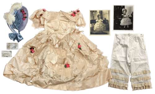 Iconic Silk Taffeta Dress and Bonnet Screen-Worn by Shirley Temple in ’’The Little Colonel’’ | Nate Sanders