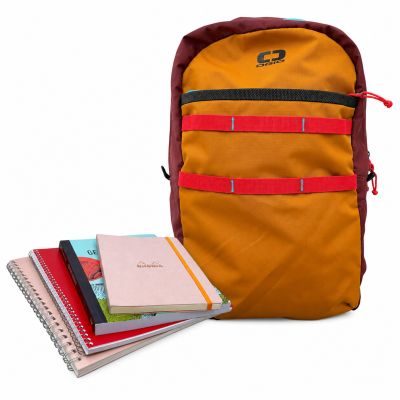 Lot 42: The Love Hypothesis Anh (Rachel Marsh) Screen Used Backpack, (3) Notebooks & Genome Book | VIP Fan Auctions