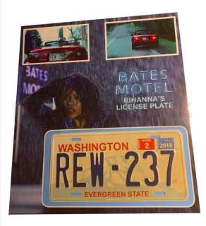 Bates Motel (2013) Marion Crane License Plate Display | The Prop Block