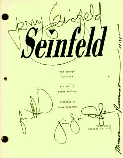 Lot 3373 - A Seinfeld cast-signed script