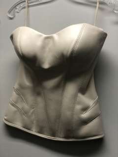 White leather corset top (From the superhero show) | Direct Liquidation