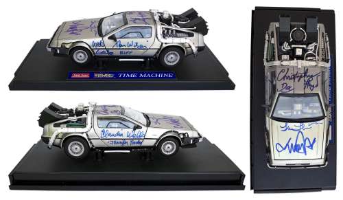 ‘‘Back to the Future‘‘ Cast Signed DeLorean