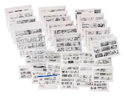 JAMES BOND: A VIEW TO A KILL (1985) & THE LIVING DAYLIGHTS (1987) - Lot 415 - Action Storyboards Collection