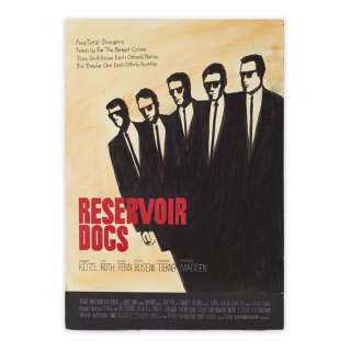 Original Concept Poster Art for Reservoir Dogs | Studio Auctions