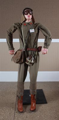"THE GREAT RAID" (2005) JAPANESE TANK GUNNER UNIFORM *COSTUME ONLY CAN BE SHIPPED. MANNEQUIN AND STAND INCLUDED FOR… | Apple Tree Auction Center