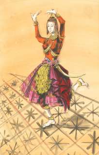 King and I: An original costume design of a Siamese Dancer, Twentieth Century Fox, 1956, | Bonhams