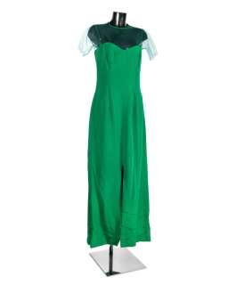 The Children Act: A screen-used green concert gown worn by Emma Thompson for her role as ’Fiona Maye’, Toledo Productions, 2017, | Bonhams