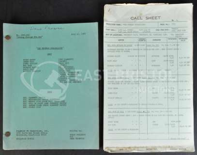 ESTATE OF DAVE PROWSE - THE BEVERLY HILLBILLIES - ORIGINAL SCRIPT | Auctioneum Ltd