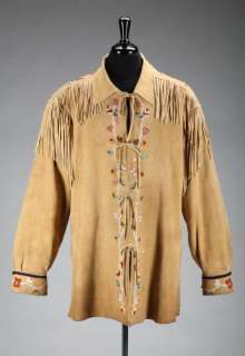 Lot 522 - STEVEN SEAGAL BUCKSKIN JACKET FROM ON DEADLY GROUND