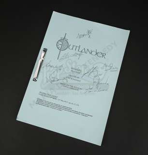 Outlander | Outlander Charity Script Auction - Maria Doyle Kennedy’s Cast Autographed Script - Episode 503 ’Free Will’ 2nd Blue Draft | Propstore