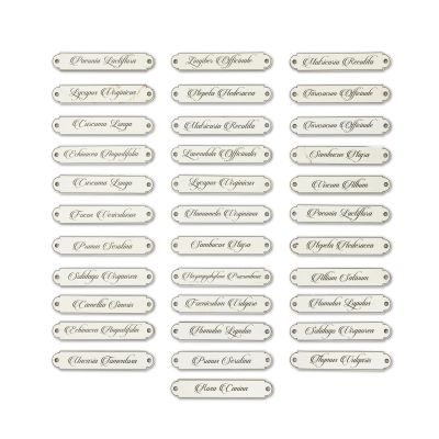 Lot 221 - A selection of thirty four herbal and apothecary composite label props (34) | Bonhams