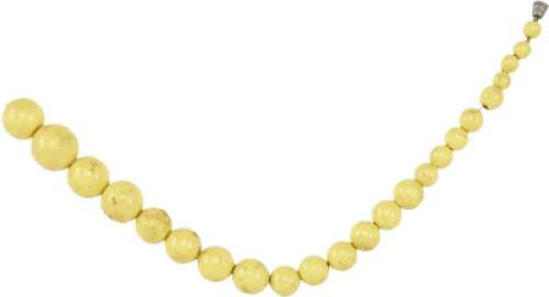 Theda Bara Yellow-Beaded Necklace. ... | Heritage