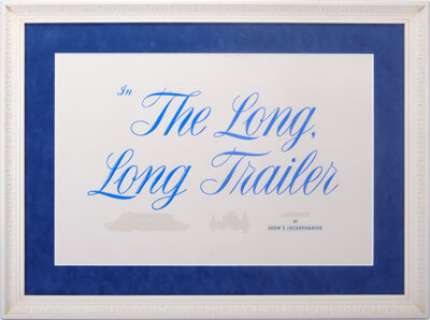 The Long, Long Trailer Original Main Title Art.... | Heritage